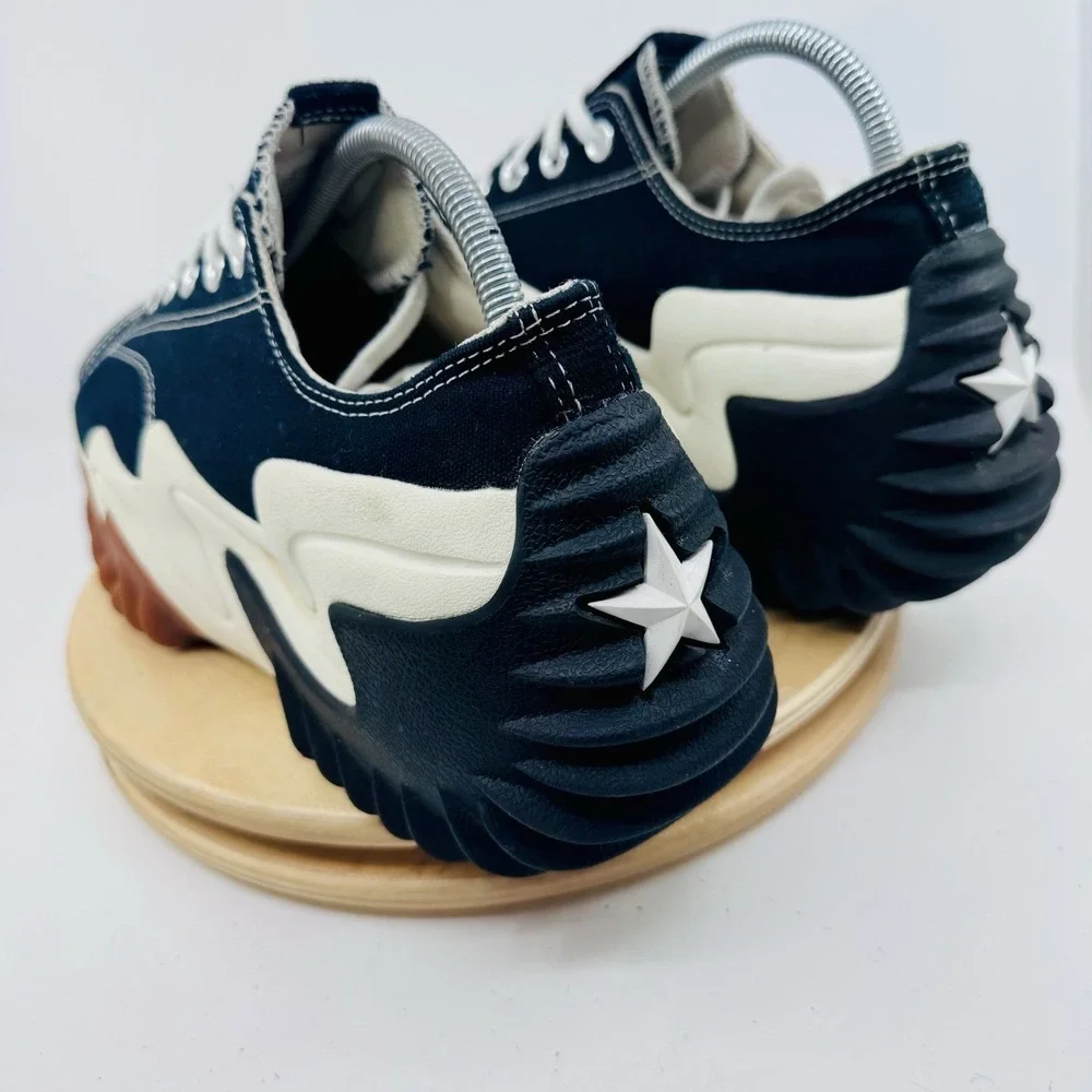 Converse Run Star Motion Ox Sneakers Mens 9 Womens 10.5 Black Platform Shoes